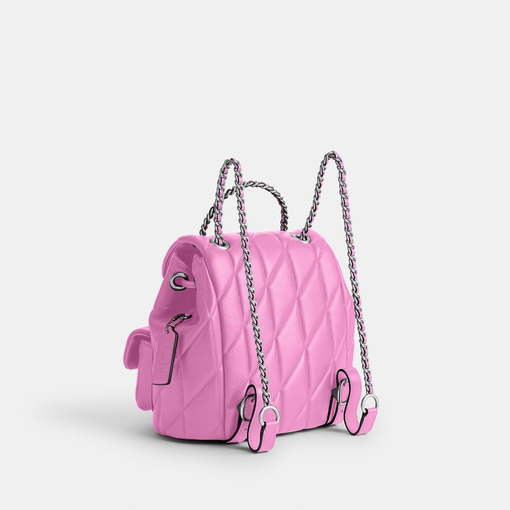 Tabby Backpack With Pillow Quilting - Picture 3 of 10